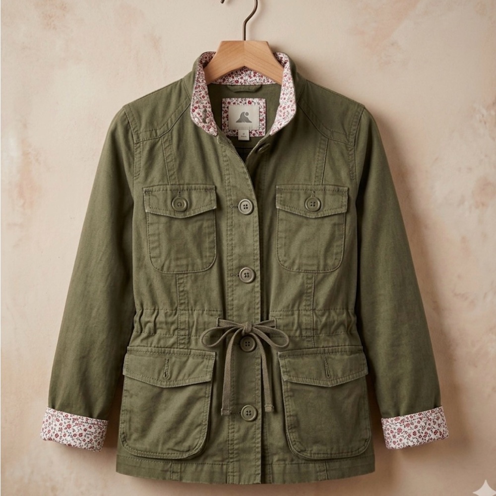 Benetton safari jacket size 10,S,
